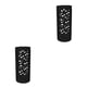 thumbnail image 1 of Toystoory Funda de silicona profesional antiarañazos soporte para botella de bebida accesorios de envoltura tapas de repuesto para 18-32-40oz Negro S 2piezas, 1 of 6