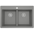 thumbnail image 7 of Karran Usa Qt-810-Pk1 Quartz Qt 33" Drop In Double Basin Quartz Composite Kitchen Sink -, 7 of 7
