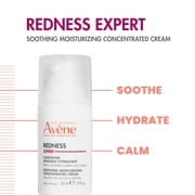 Avene Redness Expert Soothing Moisturizing Concentrated Cream - Helps Reduce Visible Redness - 24 Hour Hydration, 1.0 fl oz