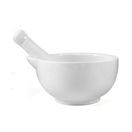 OmniWare White Porcelain Large 4.75 Inch Mortar and