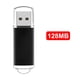 thumbnail image 1 of CW10029 Unidad flash USB 2.0 de alta velocidad Unidad flash con tapa transparente (128 MB, negro), 1 of 6