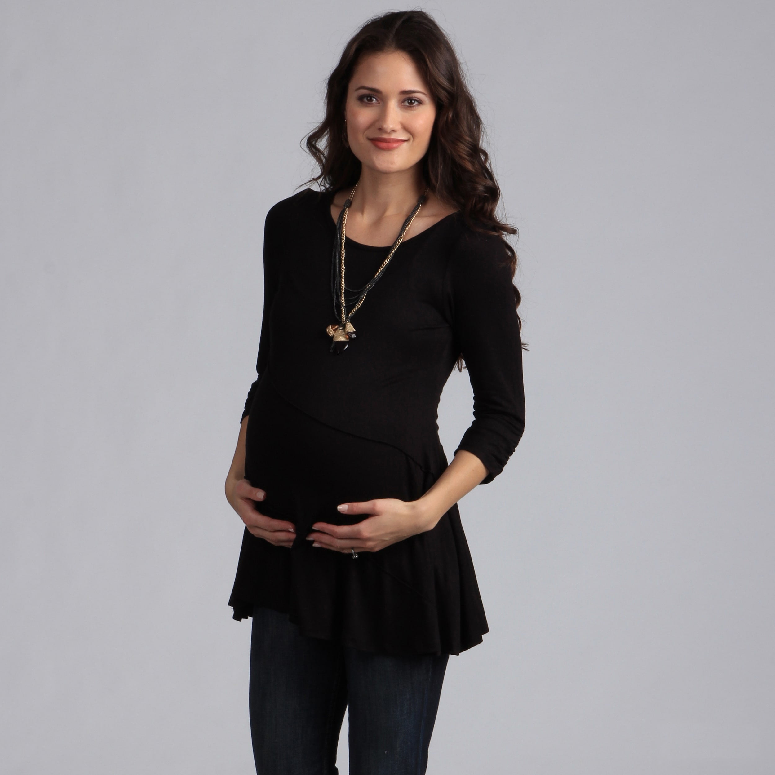 Women's Solid Maternity Tunic