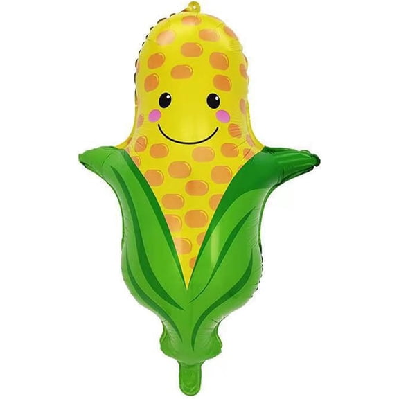 PMU Party Themes 22 Inch Corn on the Cob Mylar-Foil Balloon (1/Pkg) Pkg/1