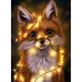 thumbnail image 1 of Kit de pintura por números DIY Light Fox Canvas Oil Art Picture para la decoración de la habitación del hogar FLhrweasw Nuevo, 1 of 9