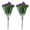 Purple, variant on Beforeyayn 2PC Artificial Simulation Flower 6-Forked Orchid Tulips, Vibrant colors for office or dining table accent.