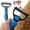 Blue L, variant on Pet Grooming Tool, 2-in-1 Double-Sided Deshedding Comb with Ergonomic Non-Slip Handle for Dogs & Cats, Gentle Fur Removal