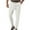 White, variant on Zkozptok Men's Casual Golf Pants Elastic Waist Drawstring Straight Leg Pants Solid Color Dressy Trousers with Pockets