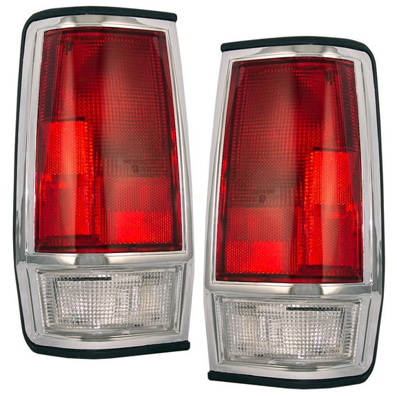 New Pair Of Tail Lights Compatible With Nissan 720 Rwd 1985-1986 By Part Numbers NI2809101 2655980W00