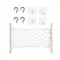 thumbnail image 1 of Advancent Net Swing Pocket Ahorro de espacio Cestería de frutas Hamaca Cesta colgante tejida a mano decorativa Cesta de malla de algodón de fácil Decoración del hogar Advancent HA015915-00, 1 of 6