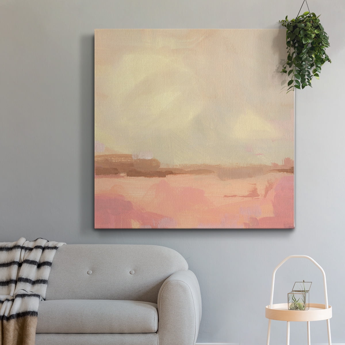 Wexford Home Salt Lake Sunrise I-Premium Gallery Wrapped Canvas, 24" x 24" - Ready to Hang