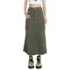 thumbnail image 4 of Txlixc Medias faldas de cuerda para mujeres, faldas de primavera, verano y otoño de color sólido con bolsillos largos Txlixc moda, 4 of 8