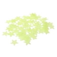 thumbnail image 2 of Pegatinas que Brillan en la Pared Del techo Sunnimix estrellas oscuras 3cm amarillo, 2 of 8