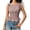 0617liRD1, variant on Wang6 Women's Plaid Printed Tank Tops Causal Sleeveless Smocked Waist Tops Lace up Strap Tshirts Ladies Summer Going out Tees Top 0617liRD2 XS