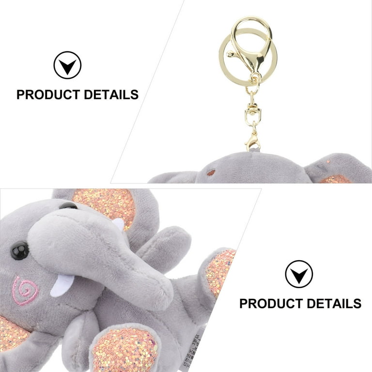 Soft elephant keyring deals