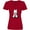 Red, variant on Inktastic Westie in Bandana Women's V-Neck T-Shirt