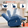 thumbnail image 4 of JONPONY Power Lift Recliner Chair Recliners for Elderly with Heat and Massage Recliner Chair for Living Room with Infinite Position and Side Pocket,USB Charge Port,Blue, 4 of 11