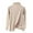Beige, variant on Plebaso Womens Long Sleeve Mock Neck Cotton Shirts Casual Comfy Bottom Tops Plain Loose Basic Undershirts