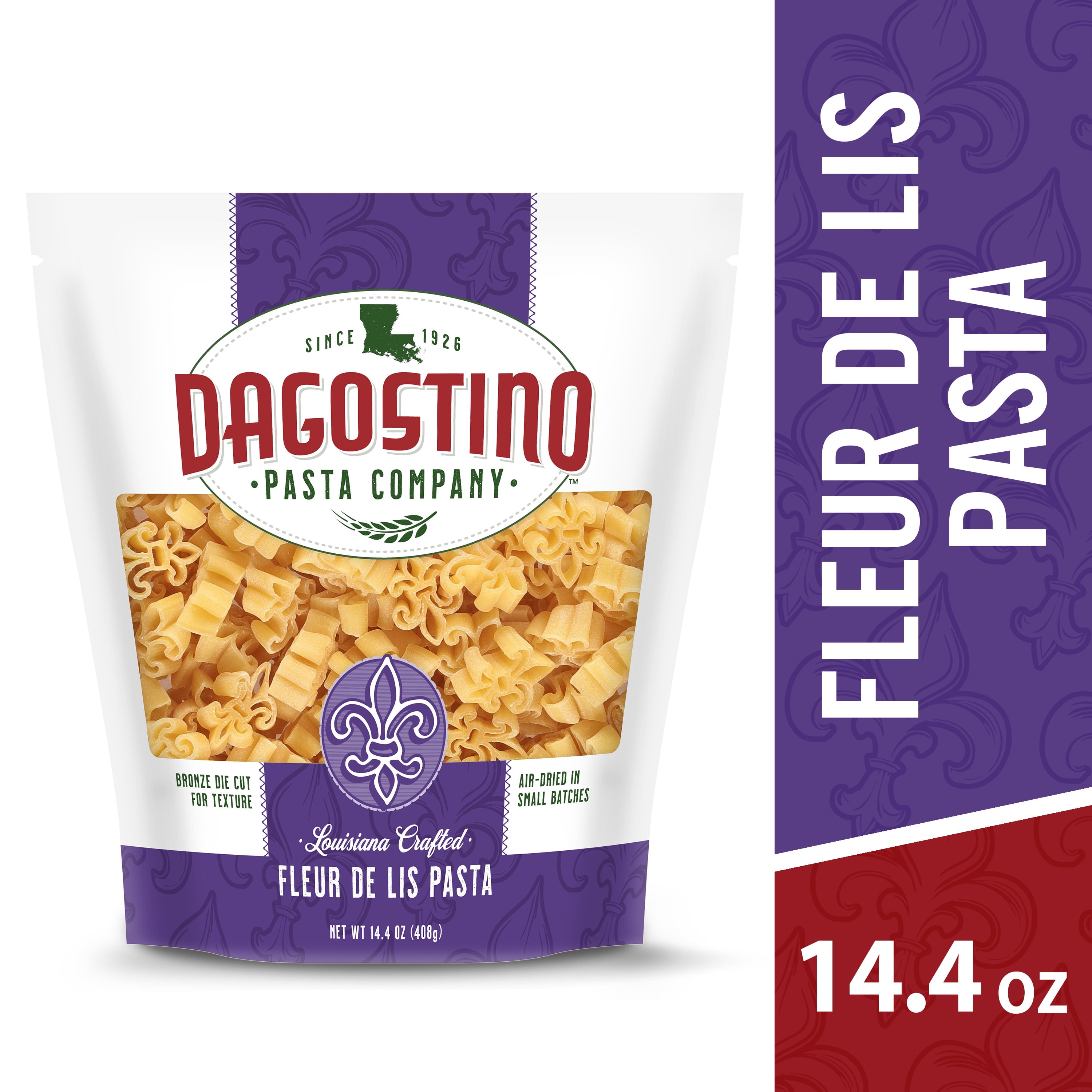 (2 pack) Dagostino Pasta Company Fleur de Lis Pasta 14.4 oz