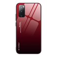thumbnail image 2 of Samsung Galaxy S20 FE 5G Case, Dteck Slim Fit Lightweight Ultra Thin TPU Bumper Case Glossy Colorful Glass Back Protective Cover Compatible With Samsung Galaxy S20 FE 6.5 inch, 01# Gradient Red, 2 of 7