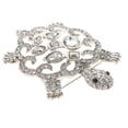 thumbnail image 3 of Large Turtle Rhinestone Brooch, 3 of 3