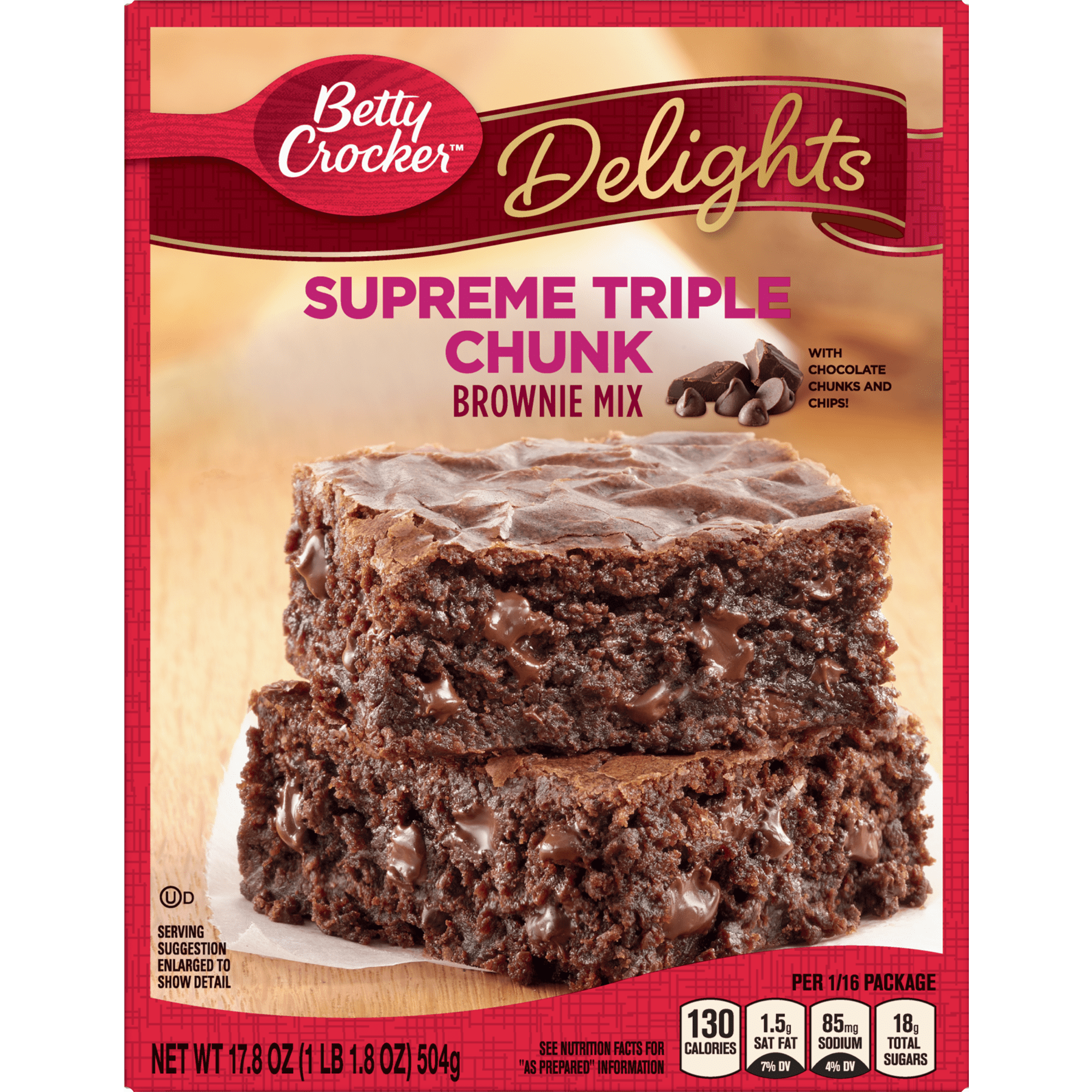 Dollhouse MINIATURE Size Brownie mix Box