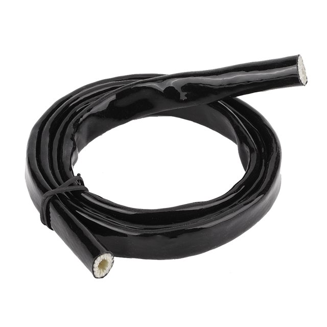 Manga de la trenza de fuego, 0.2in 3.3 pies de manga larga de la trenza de la manga del fuego Cubierta protectora del escudo de la llama apta para E36 Negro