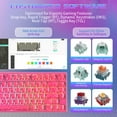 thumbnail image 7 of ATTACK SHARK R82 HE Rapid Trigger TKL Wired Mechanical Gaming Keyboard with Driver for PC & Mac, Pink, 7 of 7