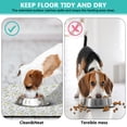 thumbnail image 4 of Dog Food Mats for Floors Absobing Durable Pet Food Mat Daisy Flower Rustic Cat Feeding Mat Dog Water Bowl Mat for Messy Drinker, 4 of 7