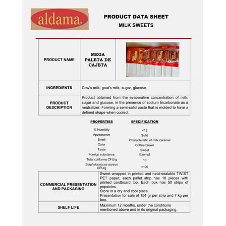 Mega paleta de cajeta