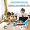 thumbnail image 6 of Esaierr Kids Airplane Storage Toy baby learning Transport Storage Toys to Develop Habits for Cleaning up Toys for Boys Girls age 3+, 6 of 9