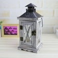 thumbnail image 2 of Farol de Vela de Madera MACHAO Para Exteriores Portavelas Vintage 28 cm, 2 of 5