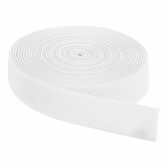 Elastic Bands for Sewing 1 Inch x 5 Yards White Knit Elastic Spool
