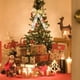 thumbnail image 4 of Adorno de Navidad con lazo brillante transparente, decoración de árbol de Navidad con lazo de cinta ligera, dorado, 4 of 5