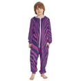 thumbnail image 2 of Vzayyk 4T-14Y Size Aviliable Cozy One-Piece Footless Sleeper Pajama Zebra Print, 2 of 8