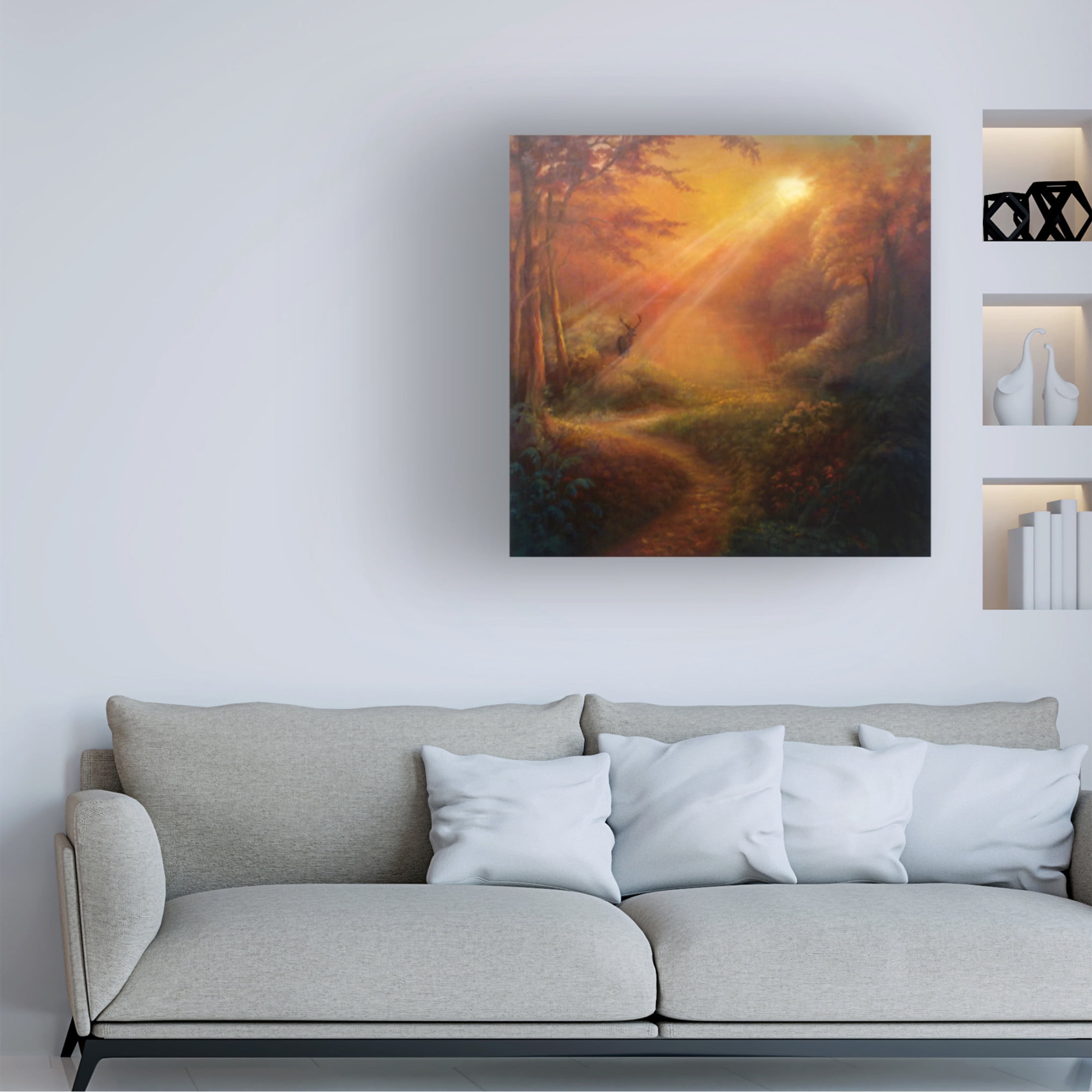 Lee Campbell 'The Awakening, 2022' Canvas Art - 24 x 24 Inches