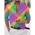 thumbnail image 1 of Nuevas camisas de manga larga de moda para hombre, camisetas de manga larga con estampado informal diario con solapa para hombre , ropa para exteriores de alta calidad, 1 of 6