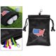 thumbnail image 1 of Bolsa de de cordón, bolsa de almacenamiento portátil para deportes, bolsa de accesorios de Golf de cuero PU para hombres y mujeres Mapa de DYNWAVEMX Bolsa de objetos de valor de golf, 1 of 8