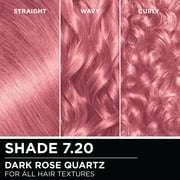 Garnier Olia Oil Powered Adult Permanent Hair Color, 7.20 Dark Rose Quartz