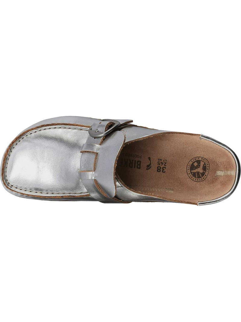 BIRKENSTOCK シルバー ローファー 38 Birkenstock Womens Buckley, Silver, 38 EU, Narrow - Walmart.com