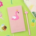 thumbnail image 2 of El juego de papelería 2 en 1 Flamingo incluye una caja de regalo, un cuaderno de bolsillo y un bloc de notas de tapa dura., 2 of 5
