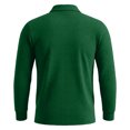 thumbnail image 5 of IAJDKMEK Men's Long Sleeve Waffle Shirts - Solid Color Big Knit, Lightweight Breathable Pullover Tops, Casual T-Shirts for Men, Perfect Spring Autumn Layering,Army Green L, 5 of 6