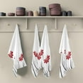 thumbnail image 5 of Dreamtimes Red Flower Silhouette Kitchen Dish Towels, 18 Inch x 28 Inch Dishcloths Set, 6 Pack Dish Cloths for Washing Dishes Dish Rags and Drying Dishes, 5 of 7