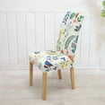 thumbnail image 4 of Skksst Floral Chair Slipcover Dining Room Home Banquet Stretch Seat Cover Portector, Set of 2, 4 of 7
