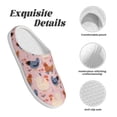 thumbnail image 5 of Lsque Funny Chicken Pattern Womens Comfort Cotton on Scuff With Memory Foam and Anti-skid Sole Slipper-42/43, 5 of 7
