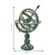 thumbnail image 3 of Brass Armillary Sphere, 11inch Height Metal Crafts New Finish, Astronomical Model, Decorative Home Office, Garden Outdoor, Metal Frame, for Bedroom, 3 of 7