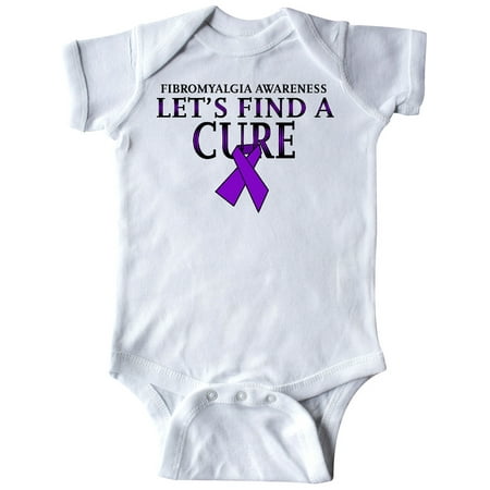 

Inktastic Fibromyalgia Awareness Let s Find a Cure with Purple Ribbon Gift Baby Boy or Baby Girl Bodysuit