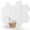 White, variant on Soundsbay Acoustic Wall Panels Hexagon Self-Adhesive Soundproof Absorbing Noise Cancelling Wall Panels 12 Pack White 12'' x 10'' x 0.4''