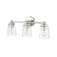 thumbnail image 5 of Millennium Lighting  Lauryn 3/4 Light Vanity Fixture 3 Light - Polished Nickel, 5 of 5