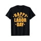 thumbnail image 1 of Happy Labor T-ShirtKids Boys Girls Trendy Cotton Tops Short Sleeve, Street Short Sleeve Tee, Comfort Tee, Casual Summer Tee, Must-have Fashionable Tee, 1 of 6
