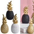 thumbnail image 6 of Girlsshop Artificial Pineapple Shape Resin Ornament Nordic Style Living Room Decoration,white, 6 of 7
